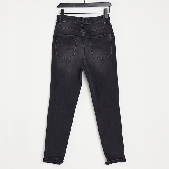 FREE PEOPLE High Rise Dark Grey Zuri Mom Jeans NWT Sz. 31 - Picture 7 of 17